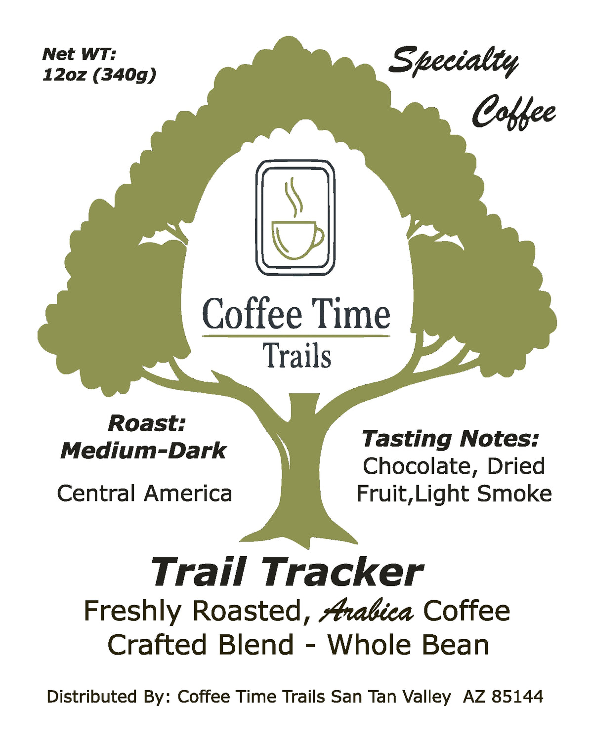 Trail Tracker- Blended, Specialty Coffee